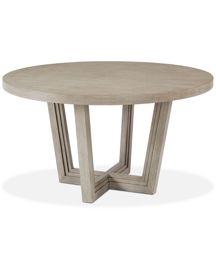 Furniture Modern Coastal Round Dining Table