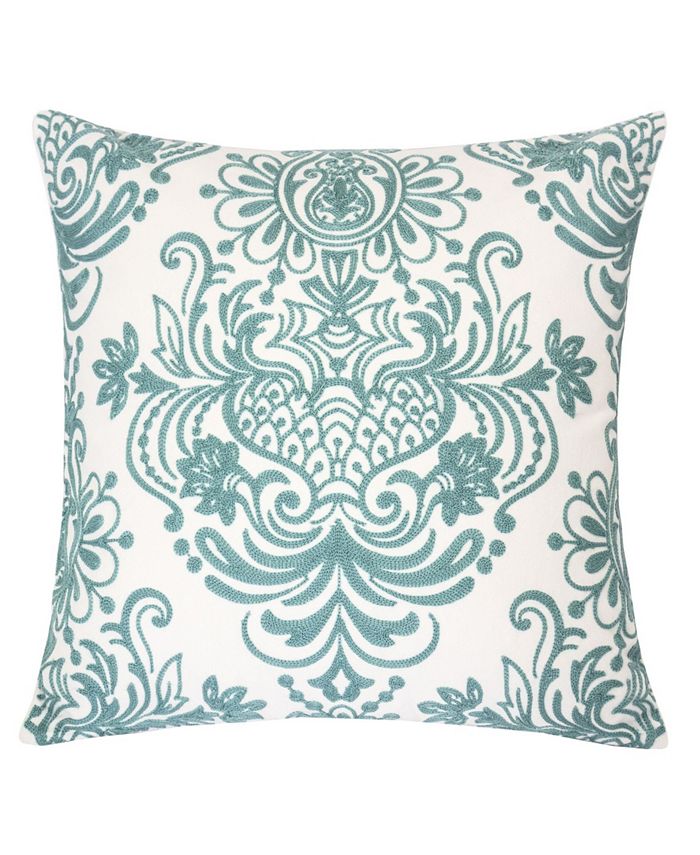 Homey Cozy Kinsley Cotton Square Decorative Throw Pillow