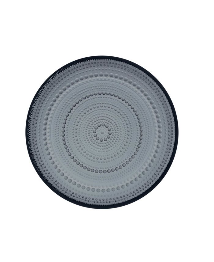 iittala Kastehelmi Medium Plate 9.75" Dark Grey