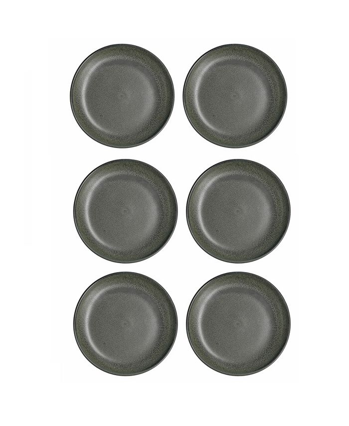 Fortessa Sound Forest Coupe 6" 6 Piece Bead & Butter Plate Set, Service for 6