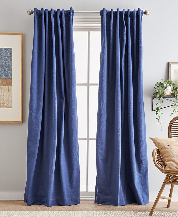 Peri Home Sanctuary Back Tab Lined 2-Piece Curtain Panel Set, 50" x 84"