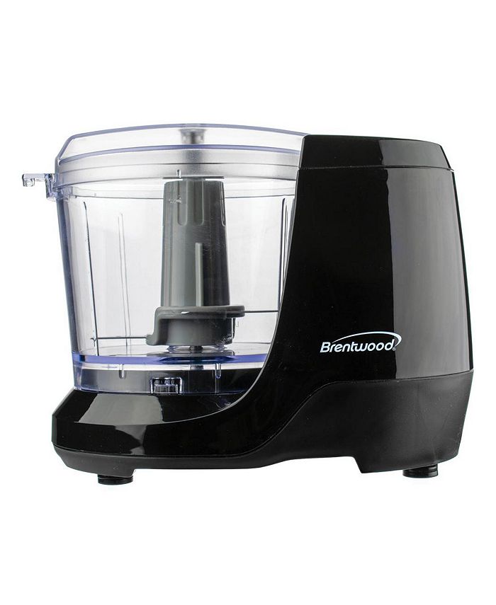 Brentwood Appliances Brentwood 1.5 Cup Mini Push Button Food Chopper in Black