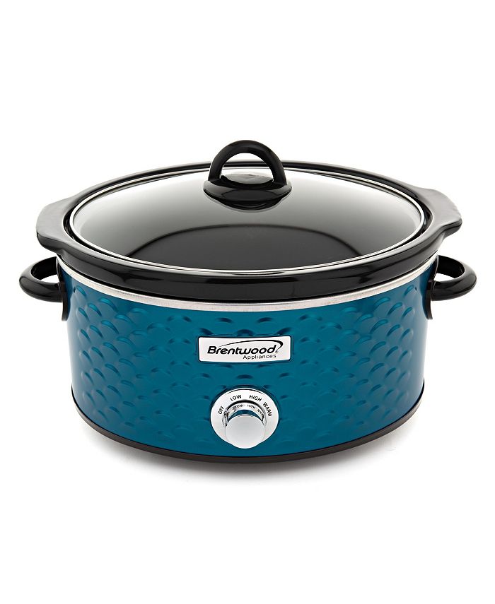 Brentwood Appliances Brentwood 3.5 Quart Diamond Pattern Electric Slow Cooker