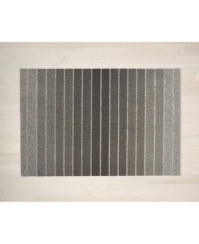 Chilewich Block Stripe Shag Utility - 24" x 36"