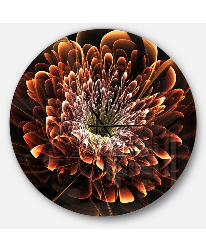 Design Art Designart Oversized Modern Round Metal Wall Clock - 36 x 36