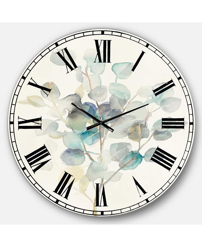 Designart Farmhouse Oversized Metal Wall Clock - 36 x 36