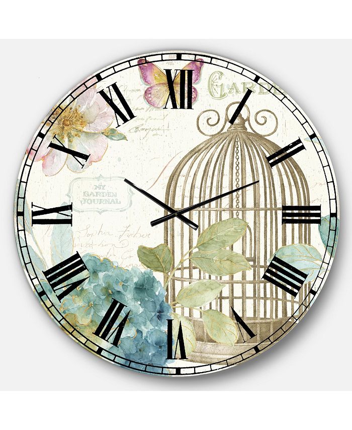 Designart Traditional Oversized Metal Wall Clock - 36 x 36