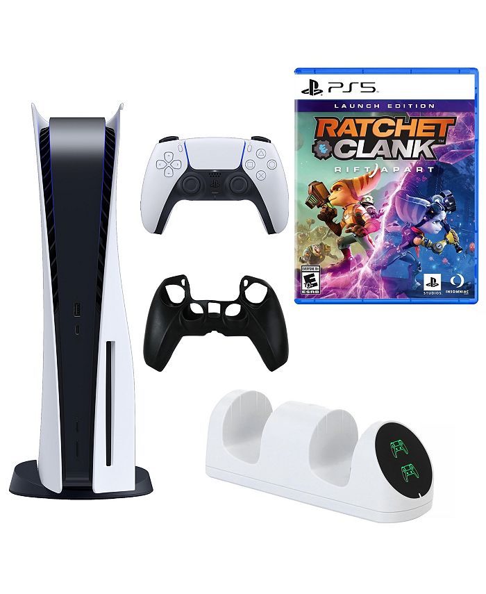 Playstation 5 Console with Ratchet and Clank: Rift Apart Game and Accessories