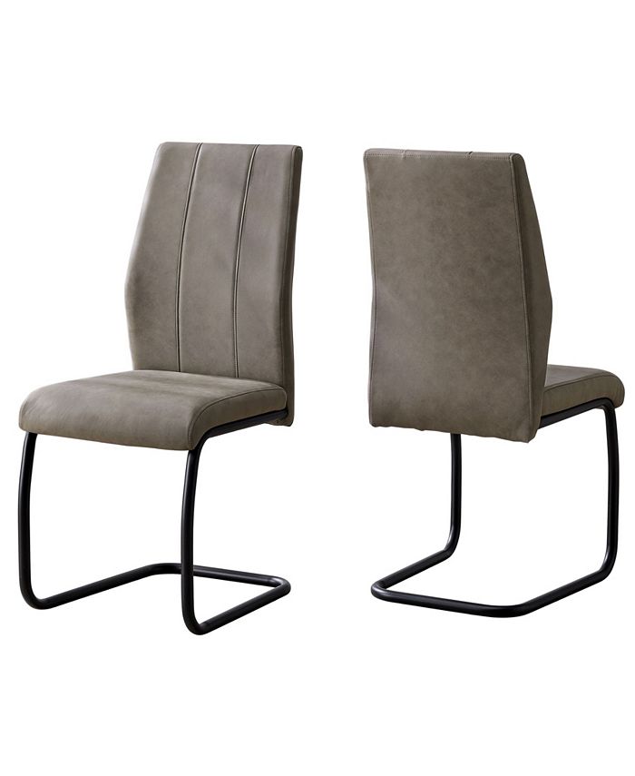 Monarch Specialties Dining Chair - 2 Piece 39" H