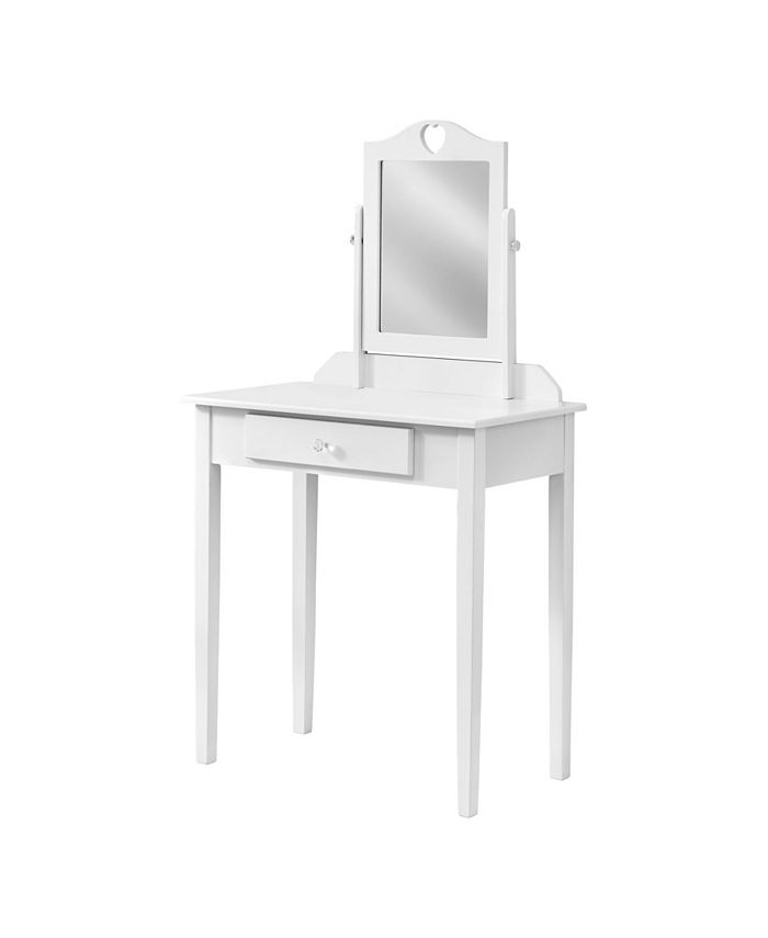 Monarch Specialties Vanity with Mirror and Storage Drawer