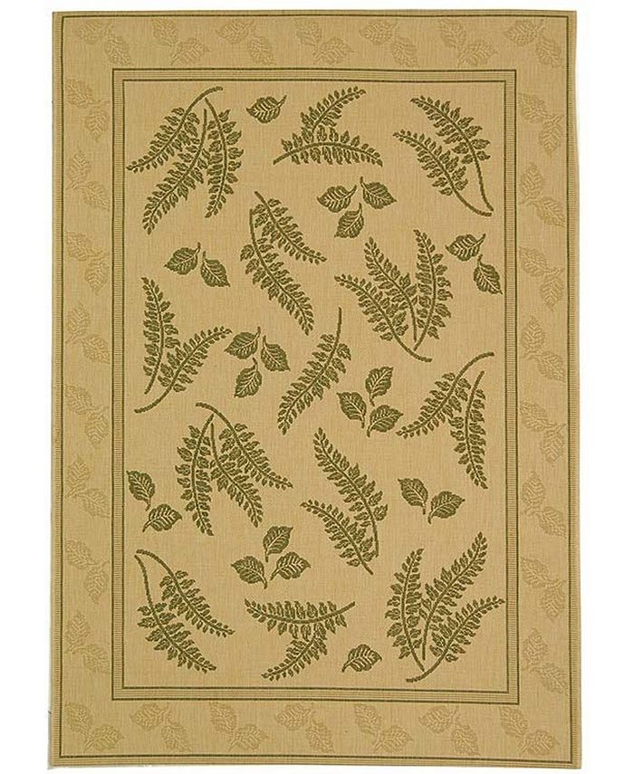 Safavieh Courtyard Natural and Olive 2' x 3'7" Outdoor Area Rug