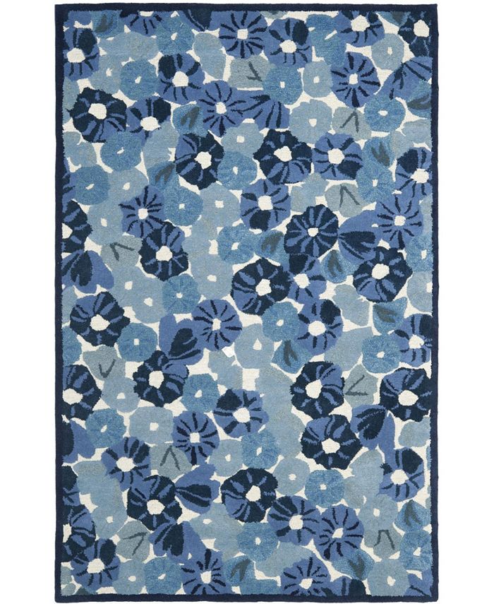 Martha Stewart Collection Poppy Field MSR3625C Multi 2'3" x 10' Runner Area Rug