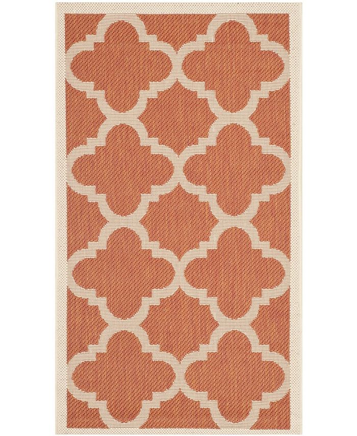 Safavieh Courtyard Terracotta 2'7" x 5' Sisal Weave Outdoor Area Rug