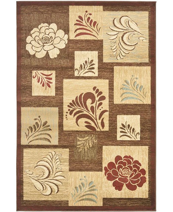 Safavieh Lyndhurst Brown and Multi 5'3" x 7'6" Area Rug