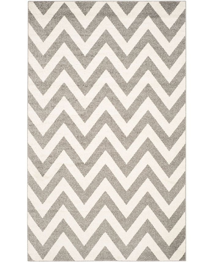 Safavieh Amherst Dark Gray and Beige 10' x 14' Outdoor Area Rug