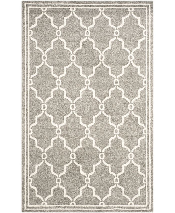 Safavieh Amherst Dark Gray and Beige 10' x 14' Outdoor Area Rug