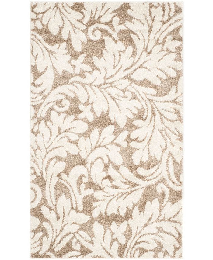 Safavieh Amherst Wheat and Beige 3' x 5' Outdoor Area Rug