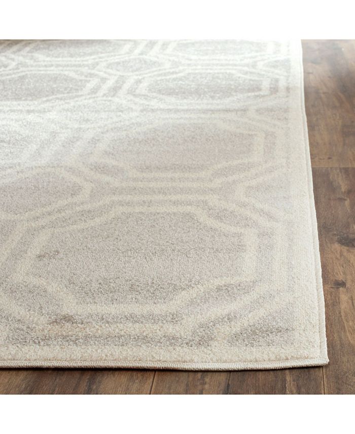 Safavieh Amherst Light Gray and Ivory 10' x 14' Outdoor Area Rug