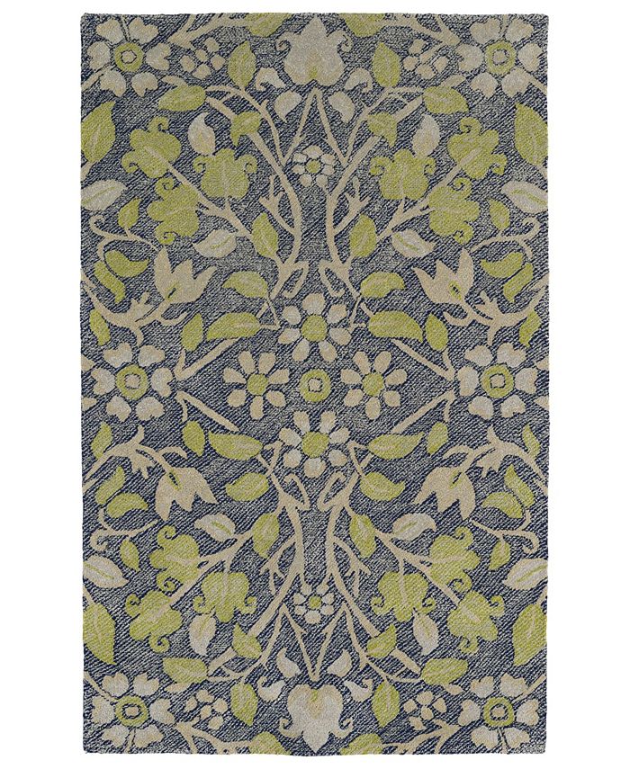 Kaleen Weathered WTR04-22 Navy 5' x 7'6" Outdoor Area Rug