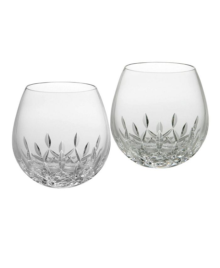 Waterford Lismore Essence Stemless Wine Light Glass, Set of 2