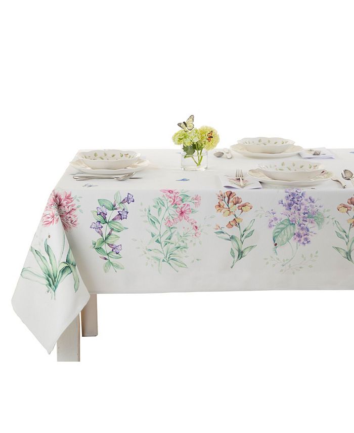 Lenox Butterfly Meadow Garden Tablecloth, 60" x 84"