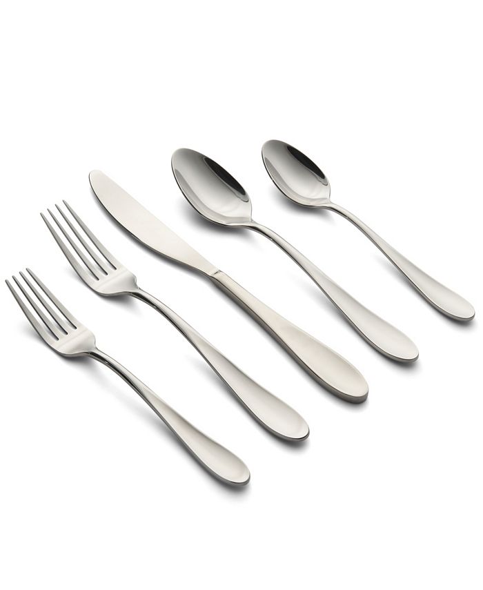 Cambridge Silversmiths Whisper Mirror Flatware Set, 20 Piece