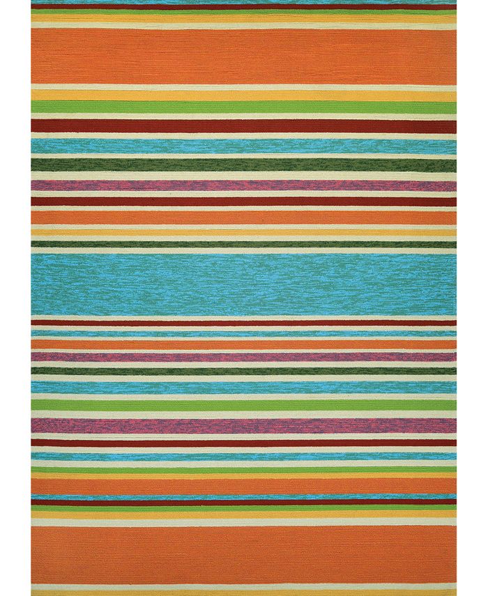 Couristan Covington Sherbet Stripe 2' x 4' Area Rug