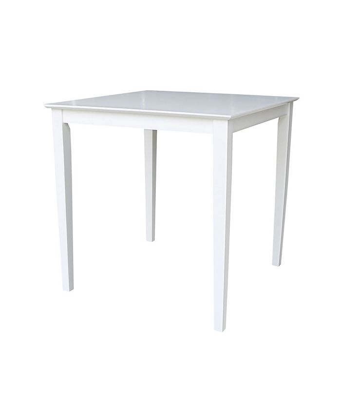 International Concepts Solid Wood Top Table - Counter Height