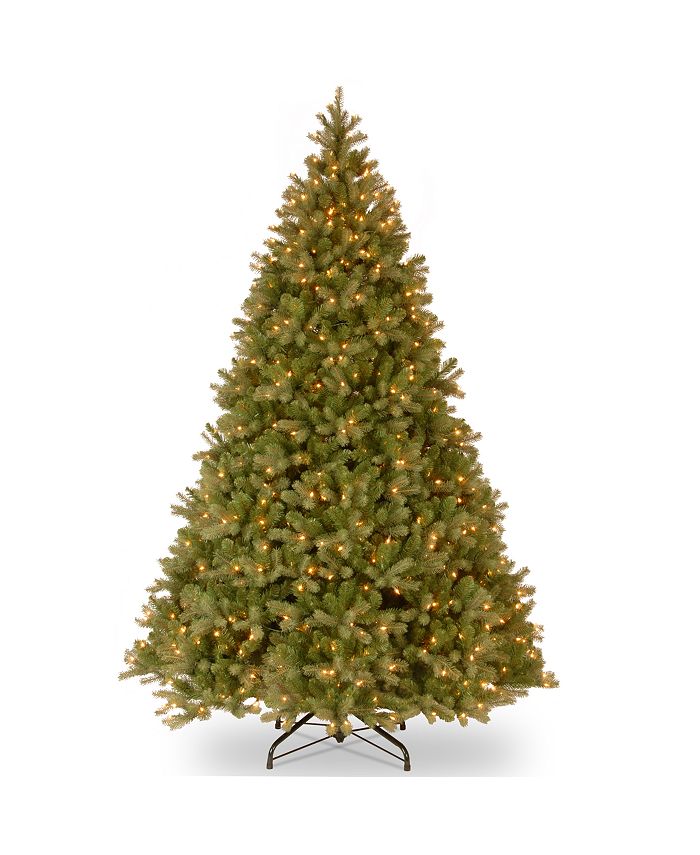 National Tree Company National Tree 9' "Feel Real" Downswept Douglas Fir Hinged Tree with 900 Clear Lights