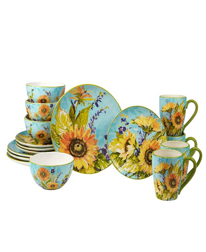 Certified International Sun Garden 16 Piece Dinnerware Set