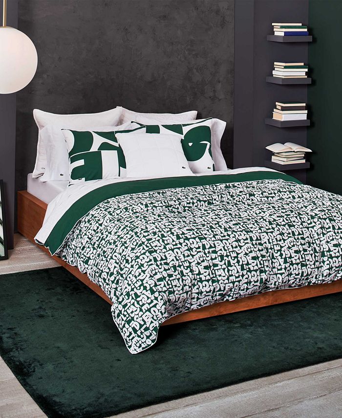 Lacoste Home Letter 2-Pc. Comforter Set, Twin/Twin XL