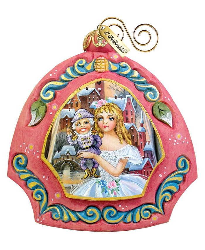 G.DeBrekht Hand Painted Nutcracker Scenic Ornament