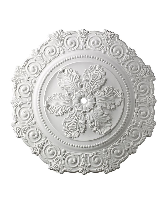 Macy's Marietta Medallion 33" In White Finish