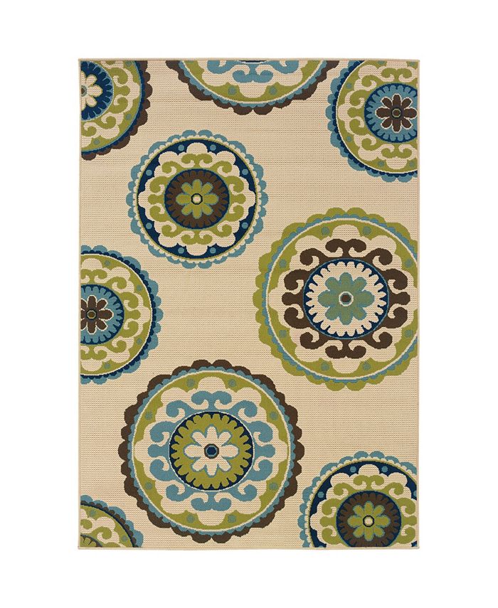 JHB Design Bella BEL11 2'5" x 4'5" Outdoor Area Rug