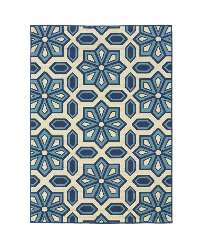 JHB Design Bella BEL12 3'7" x 5'6" Outdoor Area Rug