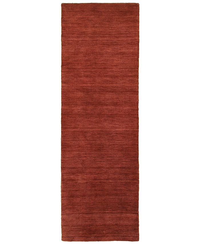 Oriental Weavers Aniston 27103 Red/Red 2'6" x 8' Runner Area Rug