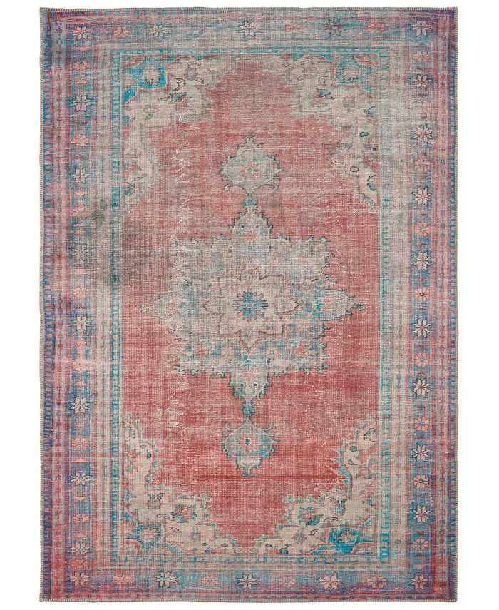 Oriental Weavers Sofia 85819 Red/Blue 5'3" x 7'6" Area Rug