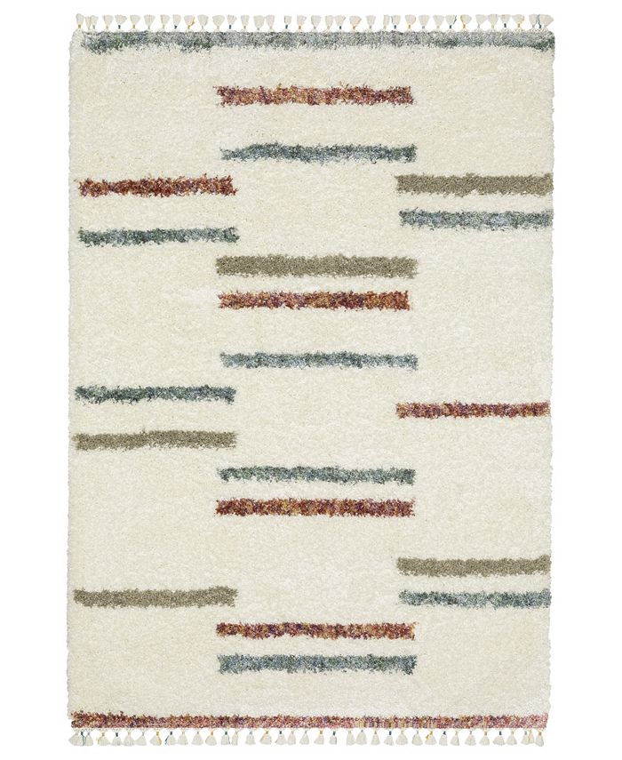 JHB Design Vertical Shag VLS04A 3'10" x 5'5" Area Rug