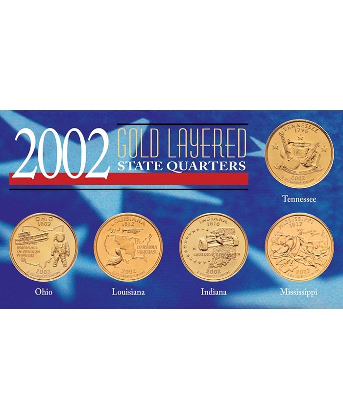 American Coin Treasures 2002 Gold-Layered State Quarters