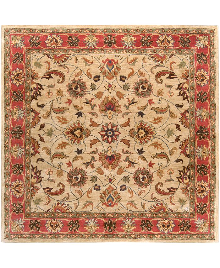 Surya Caesar CAE-1001 Camel 8' Square Area Rug