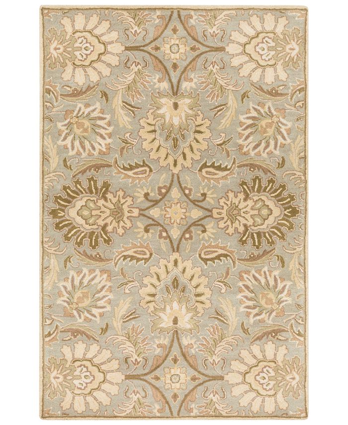 Surya Caesar CAE-1111 Medium Gray 5' x 8' Area Rug