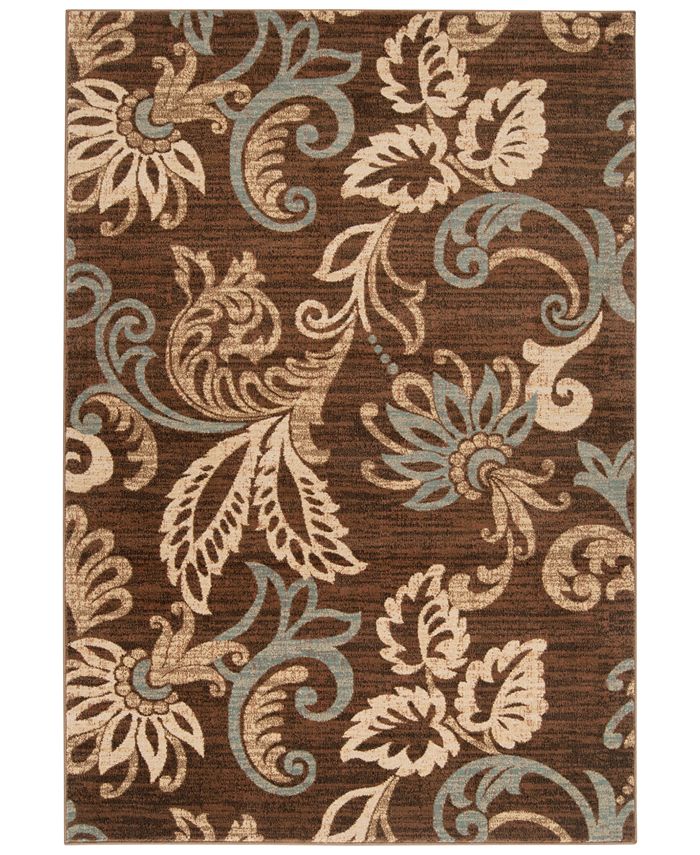 Surya Riley RLY-5022 Dark Brown 2' x 3'3" Area Rug