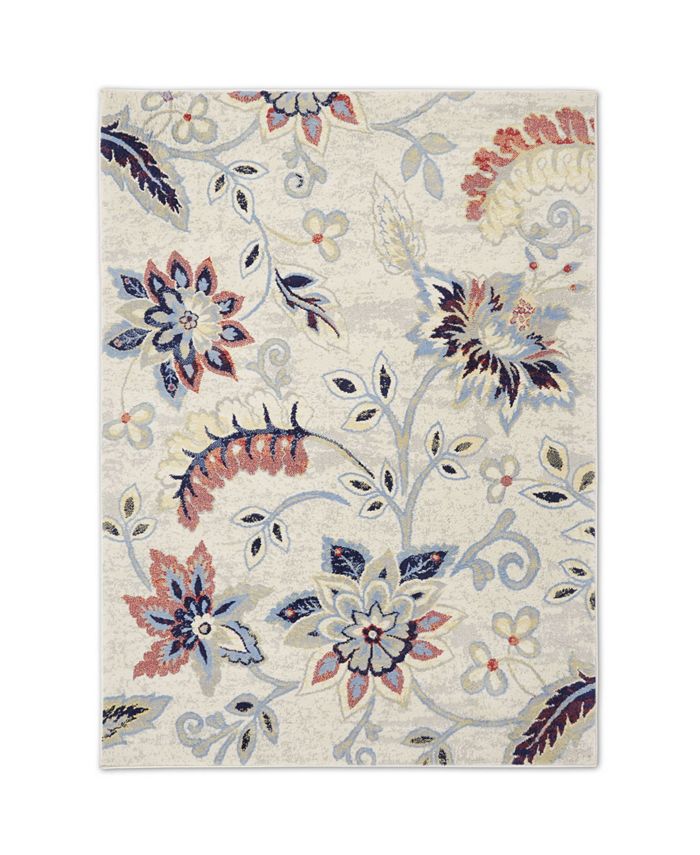 Global Rug Designs Haven Hav13 Navy 3'3" x 5'2" Area Rug