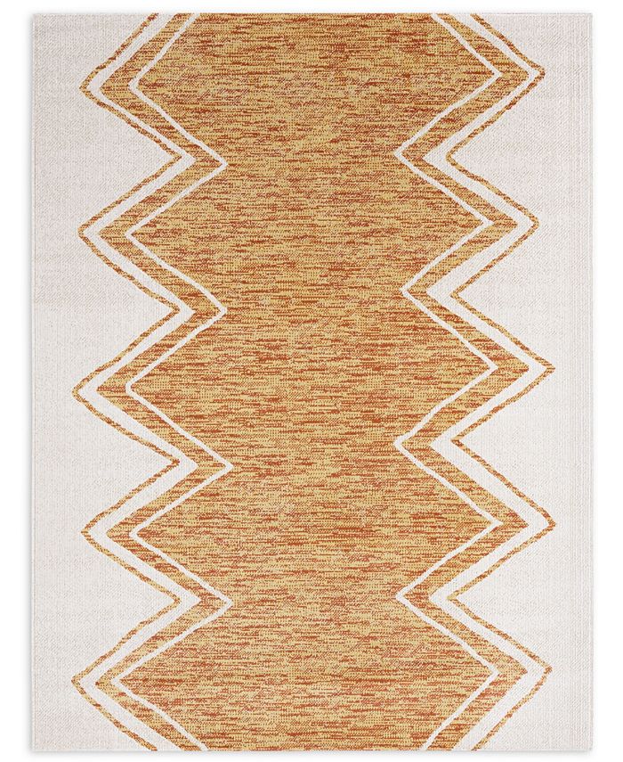 Nicole Miller Patio Sofia Leon 5'2" x 7'2" Outdoor Area Rug