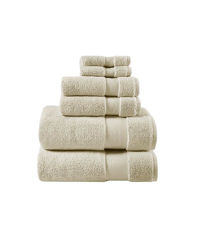 Gracie Mills 6-PC Splendor 1000gsm 100% Cotton Towel Set - Natural