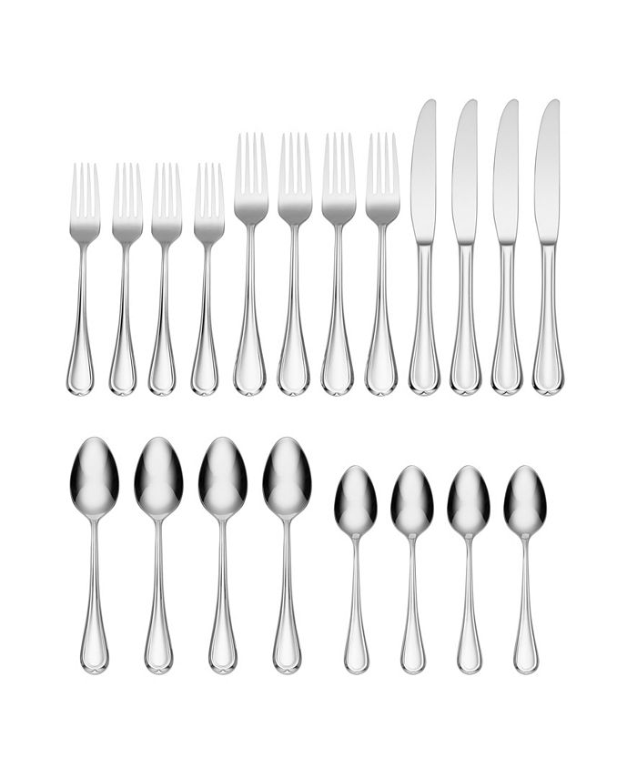 Oneida Clariat Fine Flatware Set, 20 Piece