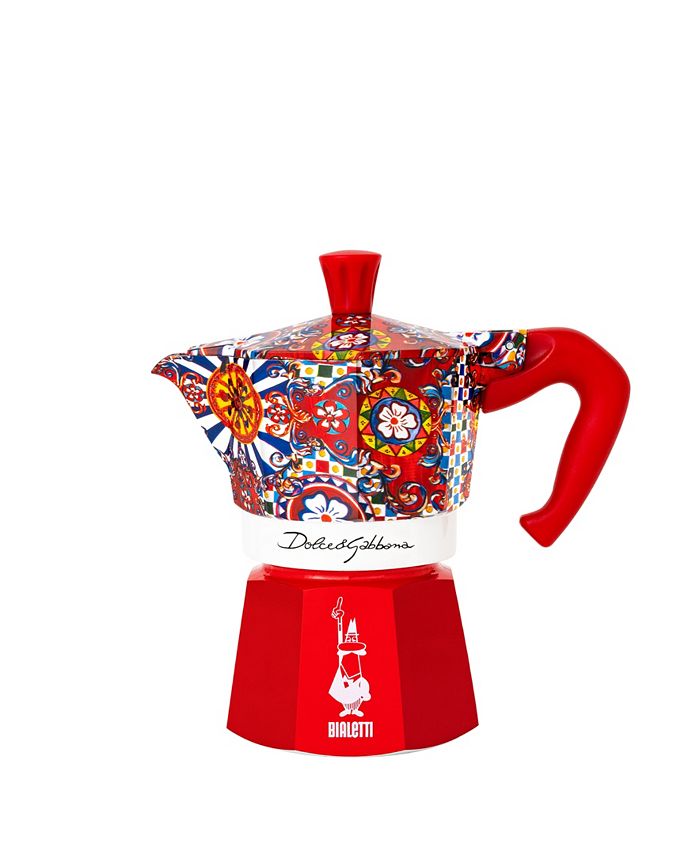 Bialetti Dolce&Gabbana Moka Machine 3-Cup Coffee Maker