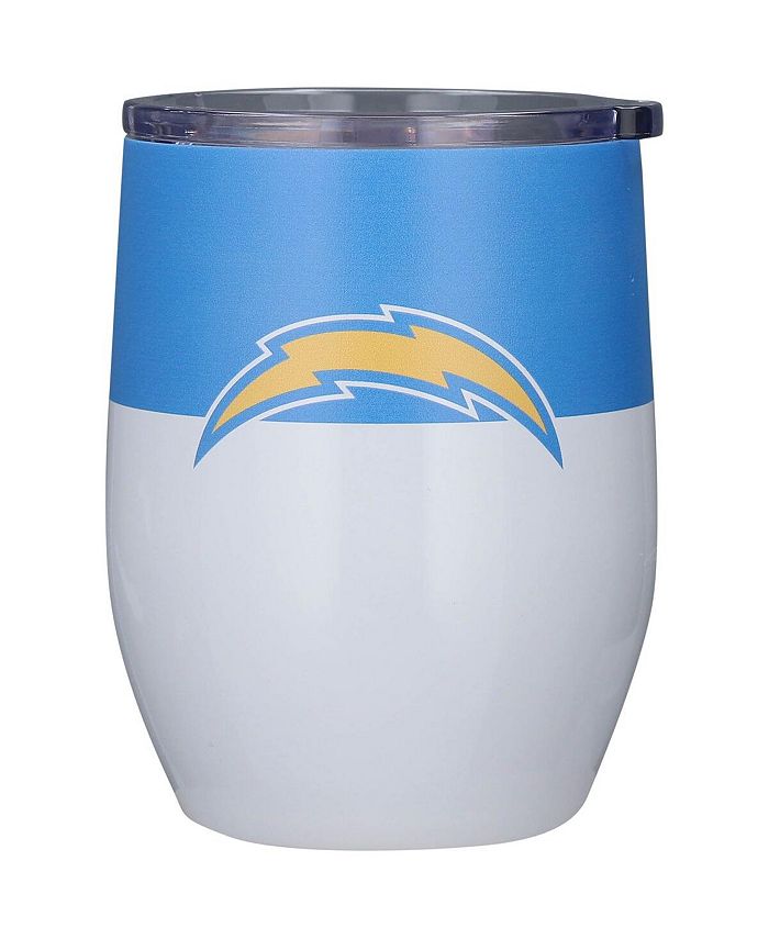 Logo Brands Los Angeles Chargers 16 Oz Colorblock Stainless Steel Curved Tumbler