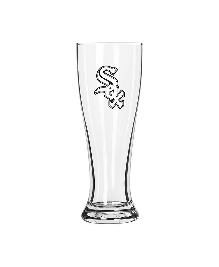 Logo Brands Chicago White Sox Letterman Logo 16 oz Pilsner Glass