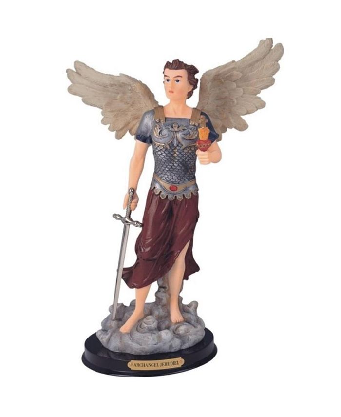 FC Design 12"H Archangel Jehudiel Statue Saint Jegudiel The Angel of Work Holy Figurine Religious Decoration